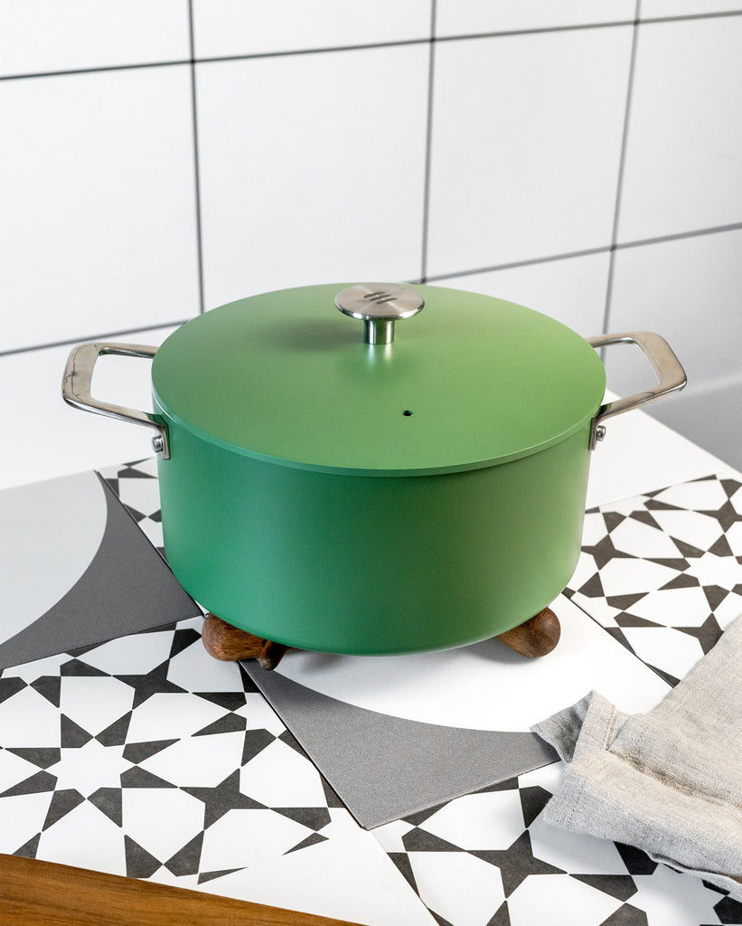 The Kilne Everything Pot + Steamer Bundle, Non-Stick Ceramic Coated Everything  Pot & Steamer